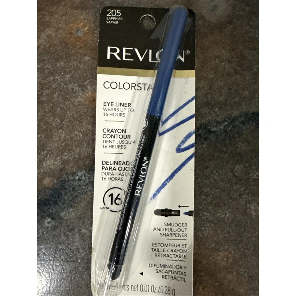 Revlon ColorStay Waterproof Eyeliner 205 Sapphire 207 Amethyst NEW Lot of 2